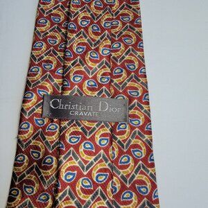 Christian Dior Silk Neck Tie
